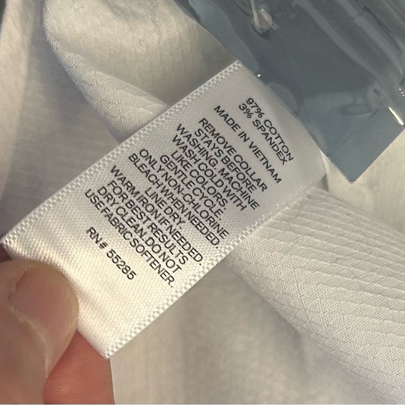 Expressmen 1MX Men's Classic White Dress Shirt. size XL - Picture 12 of 13